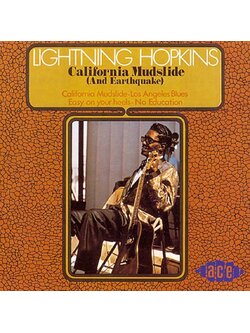 Lightning Hopkins – California Mudslide (And Earthquake) / UK / ปกในมีจุดเหลือง / มีรอยบ้าง