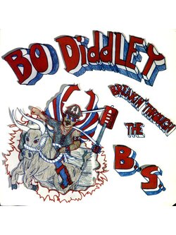 Bo Diddley – Breakin' Through The B.S. / ไม่ระบุ / ปกมีจุดเหลือง / แผ่นสวย