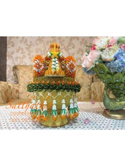 เทียนแพ ประดิษฐ์จากผ้า