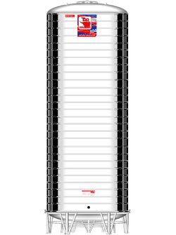แทงค์น้ำสเตนเลส ตราท๊อปช้าง พื้นนูนทรงมาตรฐาน ปริมาตร 6000 ลิตร รุ่น TR 6000 **แถมลูกลอยฟรี**