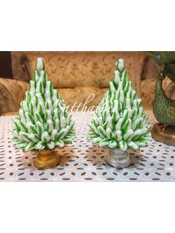 พานพุ่มดอกกุหลาบ ประดิษฐ์จากดิน [3.5 นิ้ว 950 บาท/คู่]