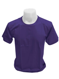 เสื้อยืด สีม่วงเข้ม