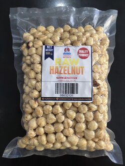 ฮาเซลนัท Raw Hazelnut 500 g. (08-0321-31)