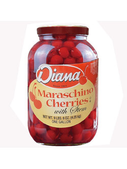 เชอรี่มีก้านสีแดง Diana Maraschino Cherries 4.25 Kg. (05-8473)