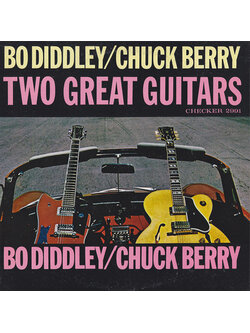 Bo Diddley / Chuck Berry – Two Great Guitars / USA / ปกเจาะ / แผ่นสวย