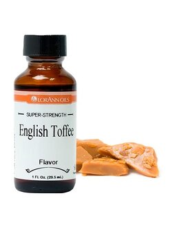 Lorann Super Strength English Toffee Flavor 1 oz. กลิ่นอิงลิชท็อฟฟี่เข้มข้น (06-7650)