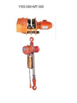 รอกโซ่ไฟฟ้า Black Bear YSS-500+MT-500 5 Ton 380V 4 ทิศทาง ยกสูง 3 เมตร /5 Ton BLACK BEAR YSS-500+MT-500 Electric Hoist 4-way