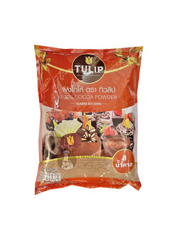 ผงโกโก้ทิวลิป สีมาตรฐาน 440 กรัม Tulip Cocoa Powder Standard Brown Color 440 g. (05-8493)