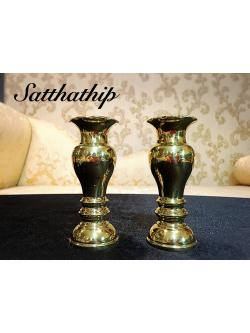 แจกันทองเหลือง (ขนาด สูง 5")