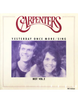 Carpenters – Carpenters Best Vol. 2 Yesterday Once More / Sing / JAPAN / แผ่นสวย