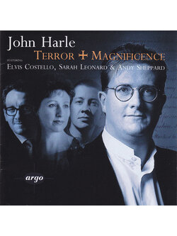 John Harle Featuring Elvis Costello, Sarah Leonard & Andy Sheppard – Terror And Magnificence / JAPAN / แผ่นสวย