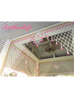 ตาข่ายดอกรักประดิษฐ์ (พลาสติก) - Crown flower