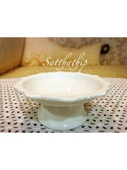 พานเซรามิค (เส้นผ่าศูนย์กลาง 12 นิ้ว) - พานขันหมาก - พานเซรามิก