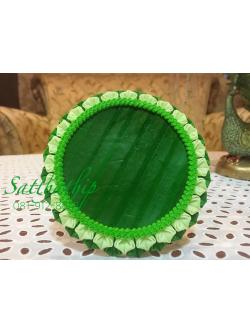 ถาดใบตอง ประดิษฐ์จากดิน - พานใบตอง - Tray