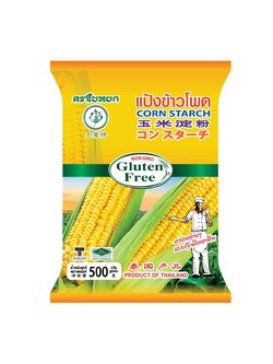 แป้งข้าวโพด ตราใบหยก บรรจุ 500 กรัม