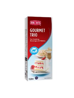 วิปปิงครีม ริชส์ Rich's Whipping Cream Gourmet Trio 1 Ltr. (unsweetened) (02-6536)