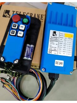 รีโมทเครนไฟฟ้า ไร้สาย รุ่น F21-4S ( F21-E2M-4 ) telecrane 4 ปุ่ม 1 สปีดไฟ 24 VDC /รีโมทรอกไฟฟ้าไร้สาย รุ่น F21-4S ( F21-E2M-4 ) telecrane 4 ปุ่ม 1 สปีด ไฟ 24 VDC/F21-4S telecrane crane control remote 1 speed 24 VDC