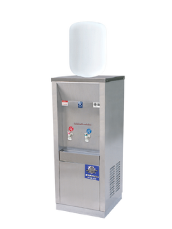 ตู้ทำน้ำร้อน น้ำเย็นสแตนเลส แบบเติมน้ำ แผงร้อน รุ่น MCH-2PW-1 (ไม่รวมถังน้ำ)