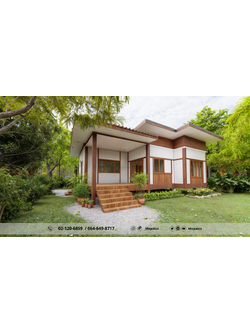 บ้านสวนชั้นเดียว สไตล์โมเดิร์น