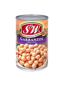 S&W Garbanzo Beans ถั่วลูกไก่ 439 g. (07-0134)