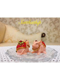 หนูมุสิกะ (ราคาเป็นคู่) บริวารแห่งพระพิฆเนศ/ หนูเรซิ่น ถวายพระพิฆเนศ - Ganesha: Lord of Success