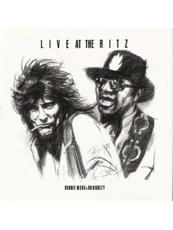 Ronnie Wood & Bo Diddley – Live At The Ritz / JAPAN / ปกเก่าเก็บ / แผ่นดี