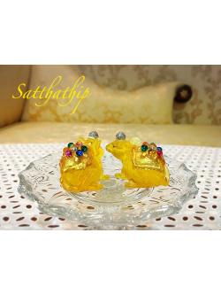 หนูมุสิกะ แต่งองค์ (ราคาเป็นคู่) บริวารแห่งพระพิฆเนศ/ หนูเรซิ่น ถวายพระพิฆเนศ - Ganesha: Lord of Success