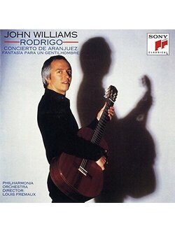 Rodrigo, John Williams, Philharmonia Orchestra, Louis Frémaux – Concierto De Aranjuez / JAPAN / ปกในมีจุดเหลือง / แผ่นสวย