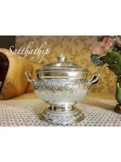 โถข้าว ลายไทย ตรา BASKET BRAND