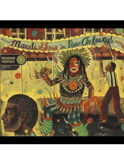 Various – Mardi Gras In New Orleans / USA / ปกมีคราบน้ำ / แผ่นดี
