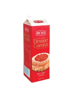 วิปปิ้งครีม ริชส์ Rich's Dessert Garnish ดีเสิร์ท การ์นิช 848 ml. (02-0074)(สินค้าแช่แข็ง)