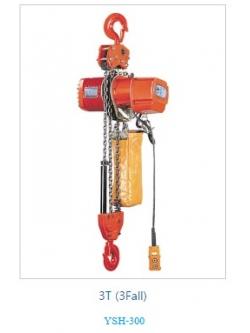 รอกโซ่ไฟฟ้า 3 ตัน Black Bear รุ่น YSH-300 ขึ้น-ลง อย่างเดียว โซ่ยาว 3 เมตร ไฟ 380 VAC 3 เฟส