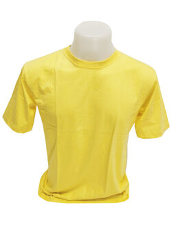 เสื้อยืด สีเหลืองสด