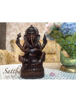 [สินค้าหมด - sold out***] พระพิฆเณศ ปางอ่านหนังสือ (เรซิ่น) - Ganesha: Lord of Success
