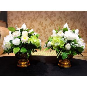 พานดอกไม้ผ้า