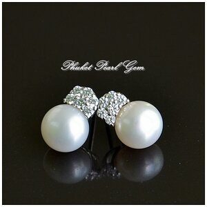 Silver Pearl Earrings