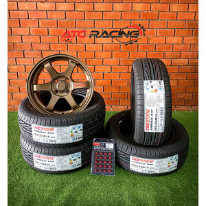 โปรโมชั่นล้อแม็กซ์ 15 นิ้วคู่ยาง DEESTONE 195/55R15 ชุดละ 10,900 บาท