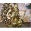 พระแม่ลักษมี ปางคชลักษมี (ทองเหลือง) ผลิตและนำเข้าจากอินเดีย - Lakshmi Devi