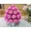 พานดอกบัว (สีชมพูอมม่วง) - พานดอกบัว ประดิษฐ์จากดิน - Phan bush