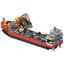 เลโก้จีน Panlos Brick 687102 ชุด Kong with transport ship