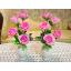 แจกันดอกกุหลาบ สีชมพู ประดิษฐ์จากดิน - ดอกกุหลาบ - Rose Flower