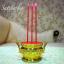 ชุดกระถางธูป พร้อมเทียนไฟฟ้า LED - Electric candle