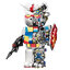 เลโก้จีน Wangao188002 ชุด BearBrick Bear Robot 400% ตัวต่อหุ่นยนต์หมี แบร์บริคกันดั้มครื่งตัว