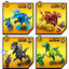 เลโก้จีน OBM 99008 ชุด Ninja Vs Jurassic World