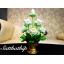 พานดอกบัว - ดอกบัวประดิษฐ์ - แจกันดอกบัวพับ (ข้างละ 9 ดอก) ประดิษฐ์จากดิน - Lotus Flower