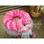 พวงมาลัยผ้า ดอกมัม สีชมพูผสม - พวงมาลัยผ้า - Fabric garland
