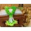 พวงมาลัยผ้า ดอกกุหลาบ สีเขียว - พวงมาลัยผ้า - Fabric garland - Rose garland
