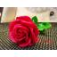 ดอกกุหลาบ สีแดง ประดิษฐ์จากดิน - ดอกกุหลาบ - Rose Flower