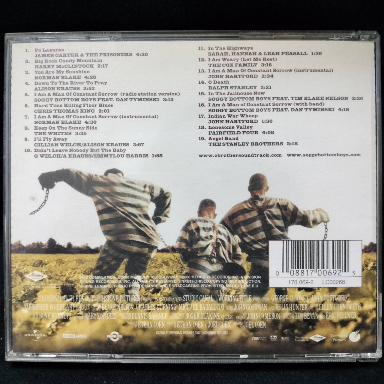 Various – O Brother, Where Art Thou? (Music From The Motion Picture) / EU / แผ่นดี