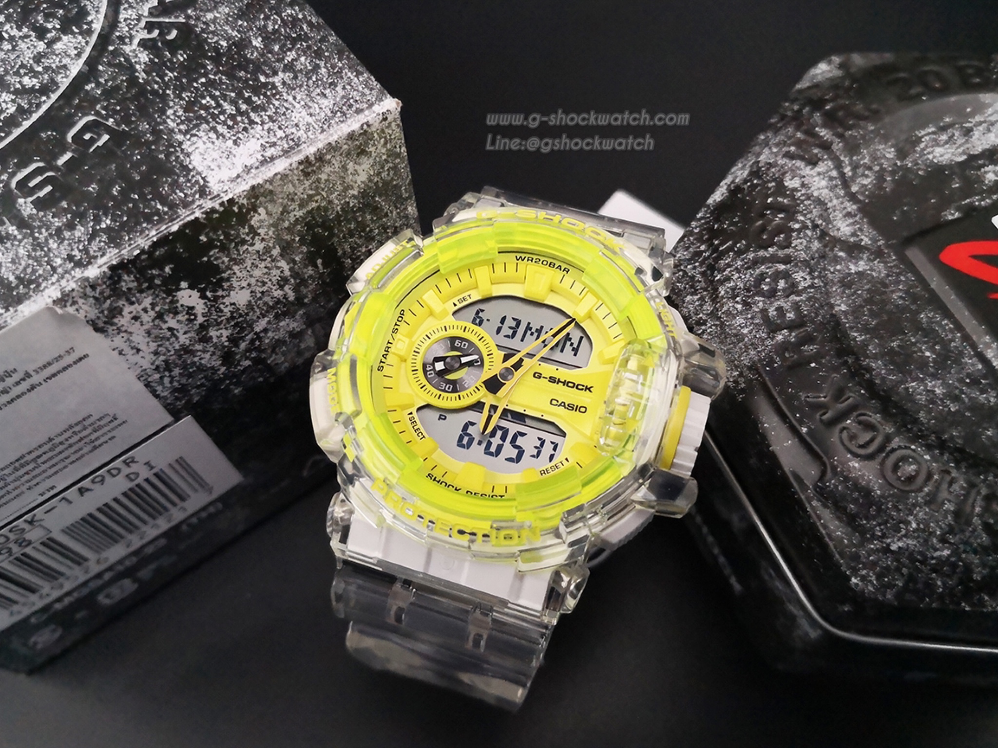 CASIO G-SHOCK นาฬิกาข้อมือ นาฬิกากันน้ำ นาฬิกาของแท้ ประกันศูนย์ CMG 1 ปี รุ่น GA-400SK-1A9